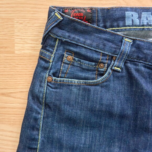 Evisu Ramen Eu-Ed Ninja, Button Fly Jeans JE22 Men's Jeans, Size 34 - Picture 3 of 15